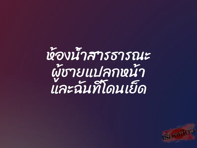 ห้องน้ำสารธารณะ ผู้ชายแปลกหน้า และฉันที่โดนเย็ด 1 ห้องน้ำสารธารณะ ผู้ชายแปลกหน้า และฉันที่โดนเย็ด