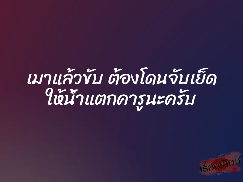 เมาแล้วขับ ต้องโดนจับเย็ด ให้น้ำแตกคารูนะครับ 1 เมาแล้วขับ ต้องโดนจับเย็ด ให้น้ำแตกคารูนะครับ