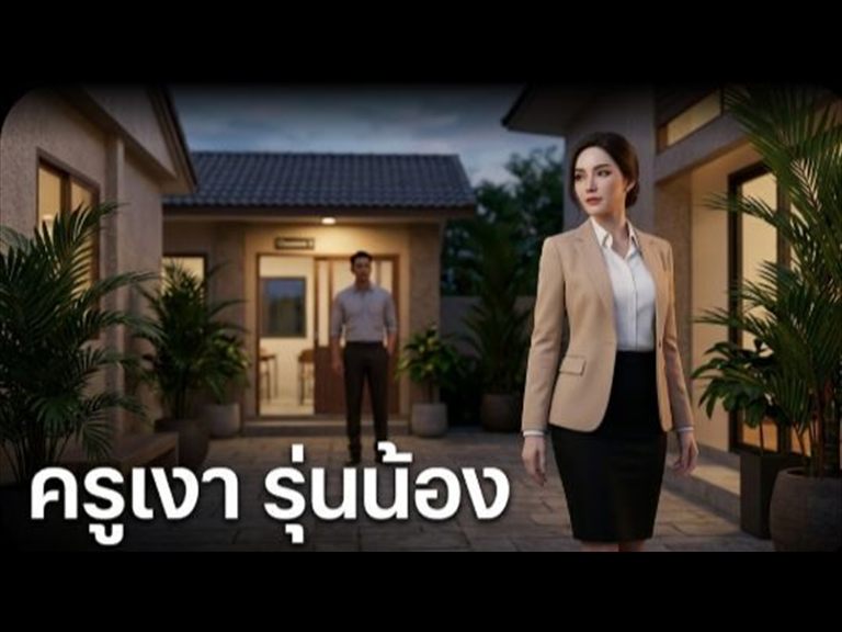 แอบครูมาเสียว กับรุ่นน้องควยใหญ่