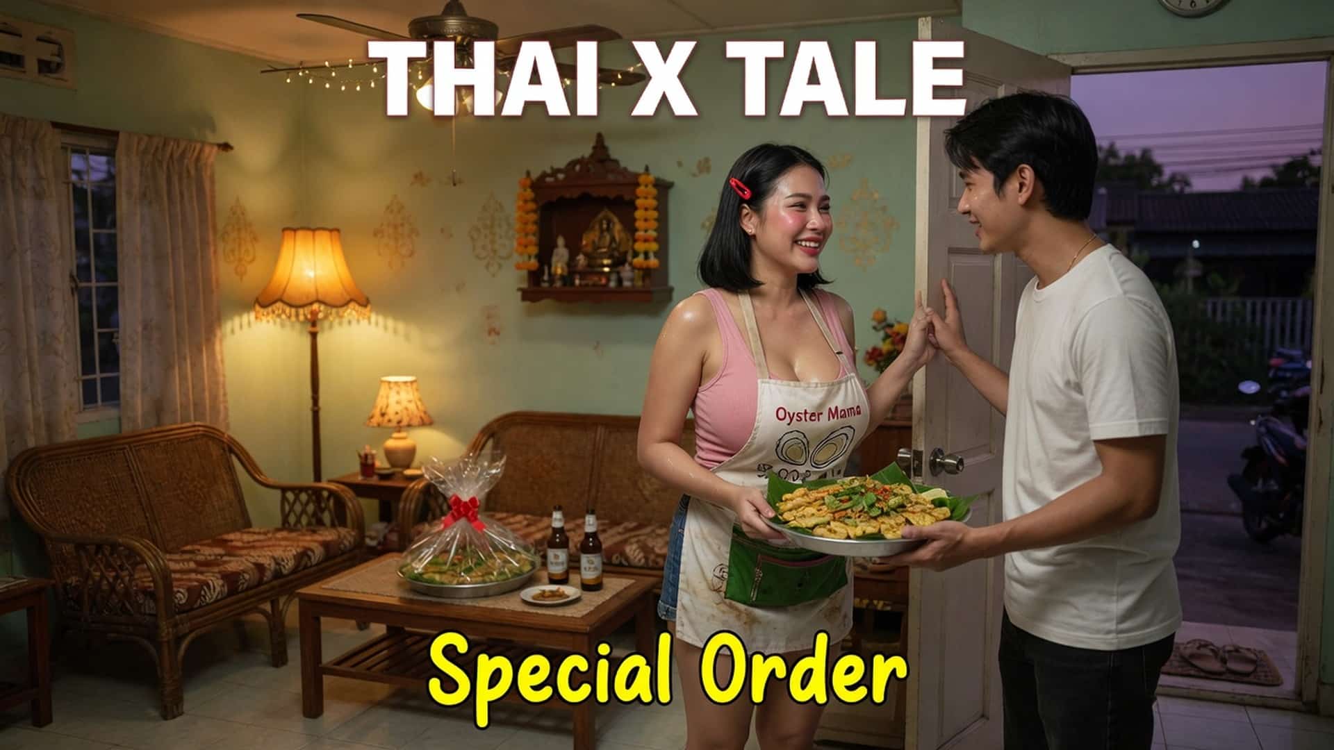 แม่ค้าหอยทอด ให้เยอะพิเศษ เลยเย็ดแทนคำขอบคุณ