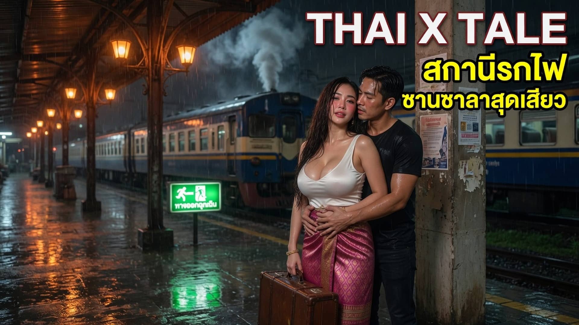 สถานีรถไฟ ชานชาลาสุดเสียว