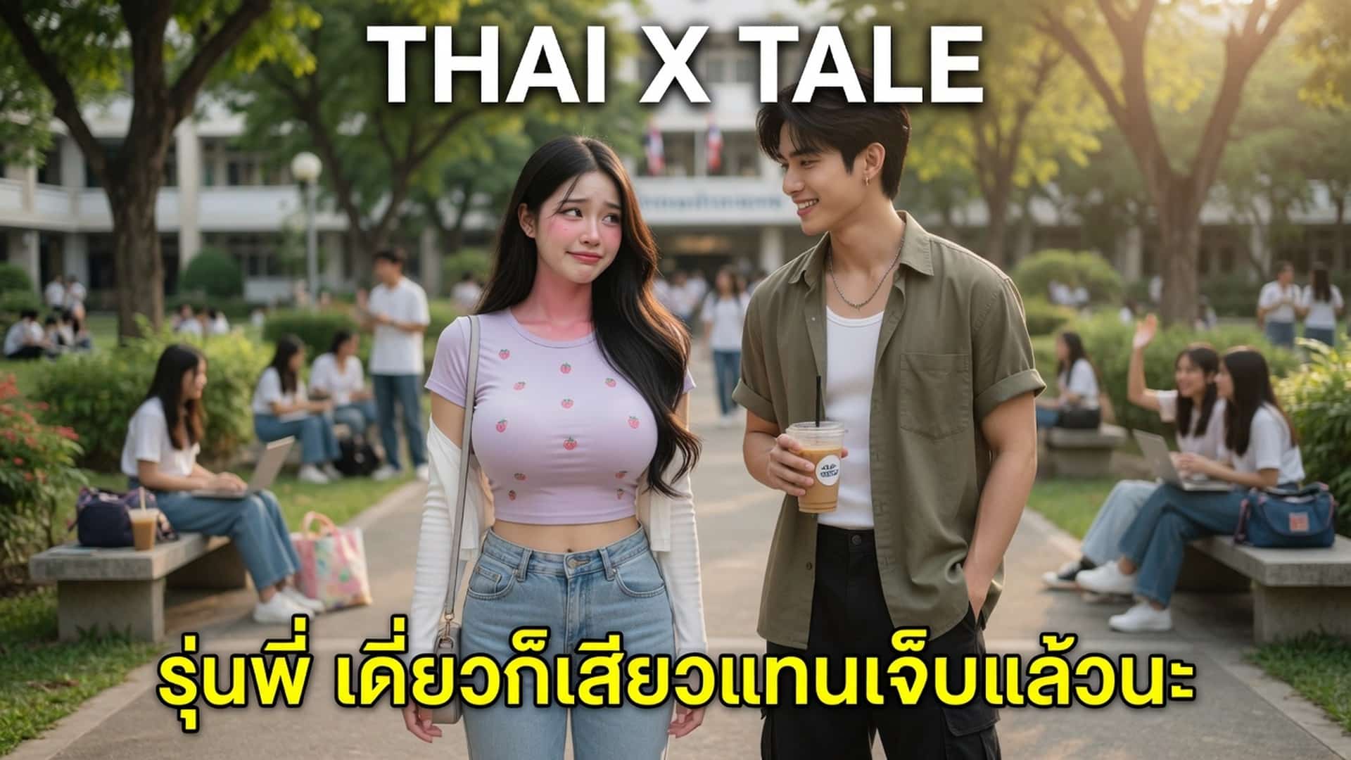 รุ่นพี่ เดี๋ยวก็เสียวแทนเจ็บแล้วนะ