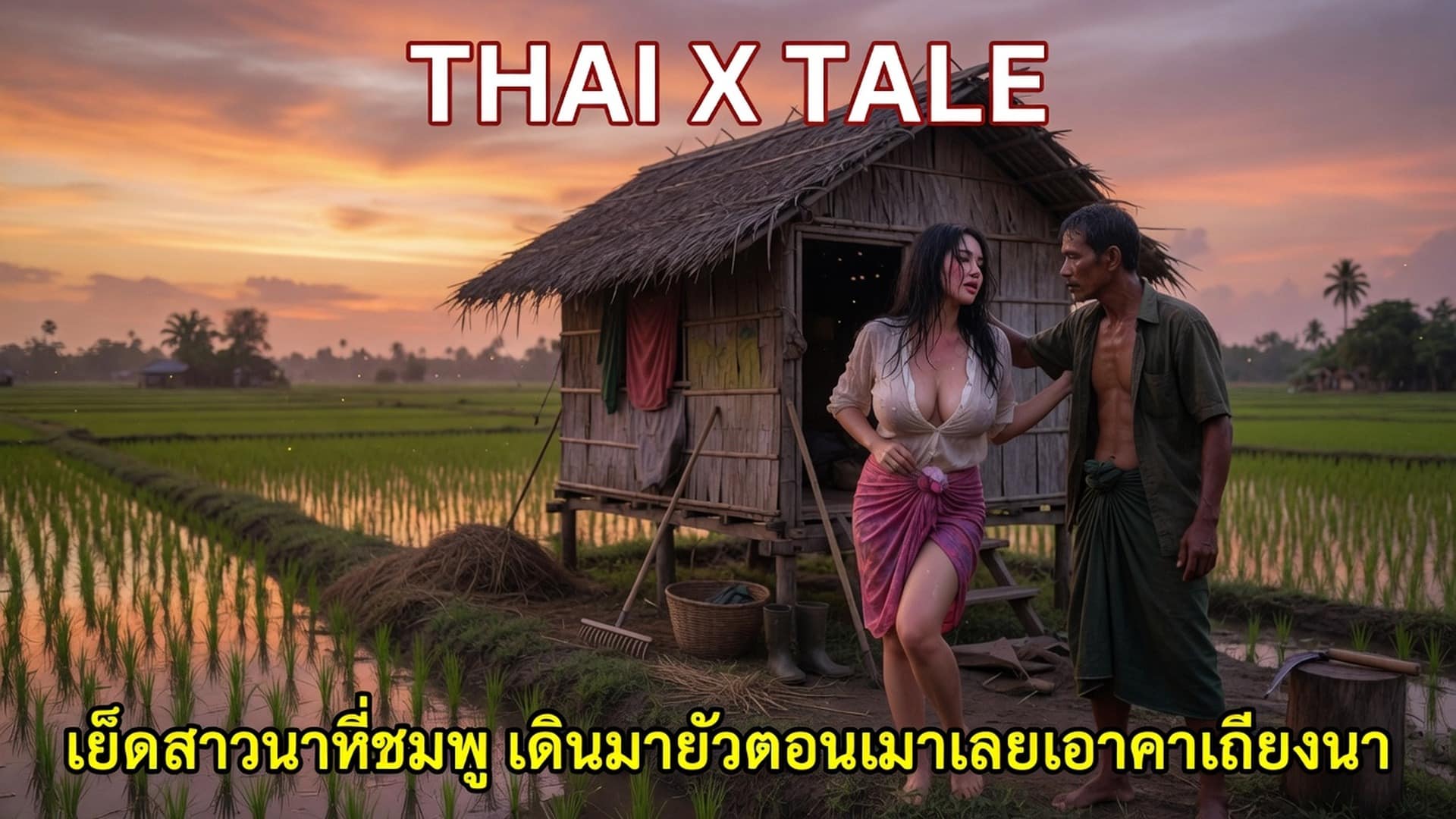 เย็ดสาวนาหีชมพู เดินมายั่วตอนเมาเลยเอาคาเถียงนา