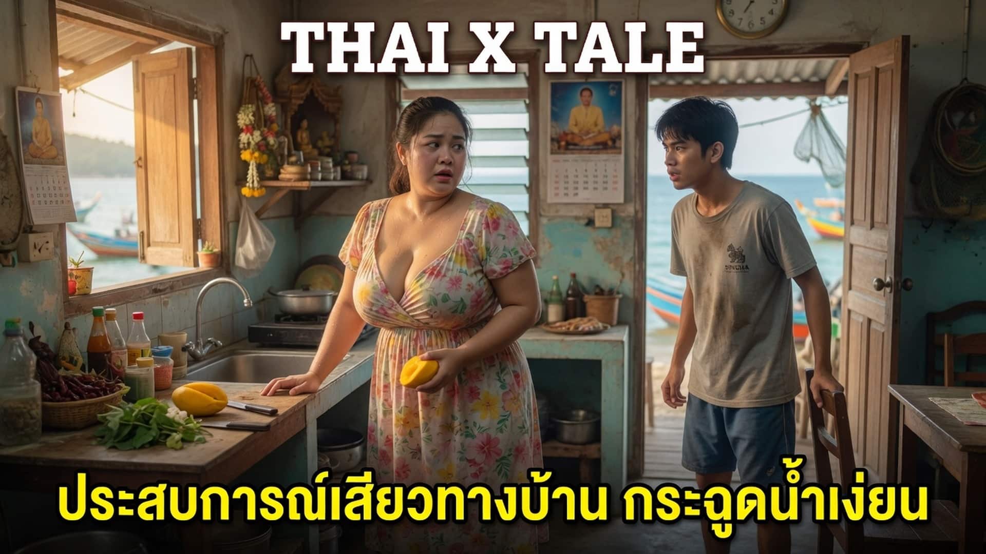 เรื่องเสียว ประสบการณ์เสียวทางบ้าน กระฉูดน้ำเงี่ยน | ThaiXTale