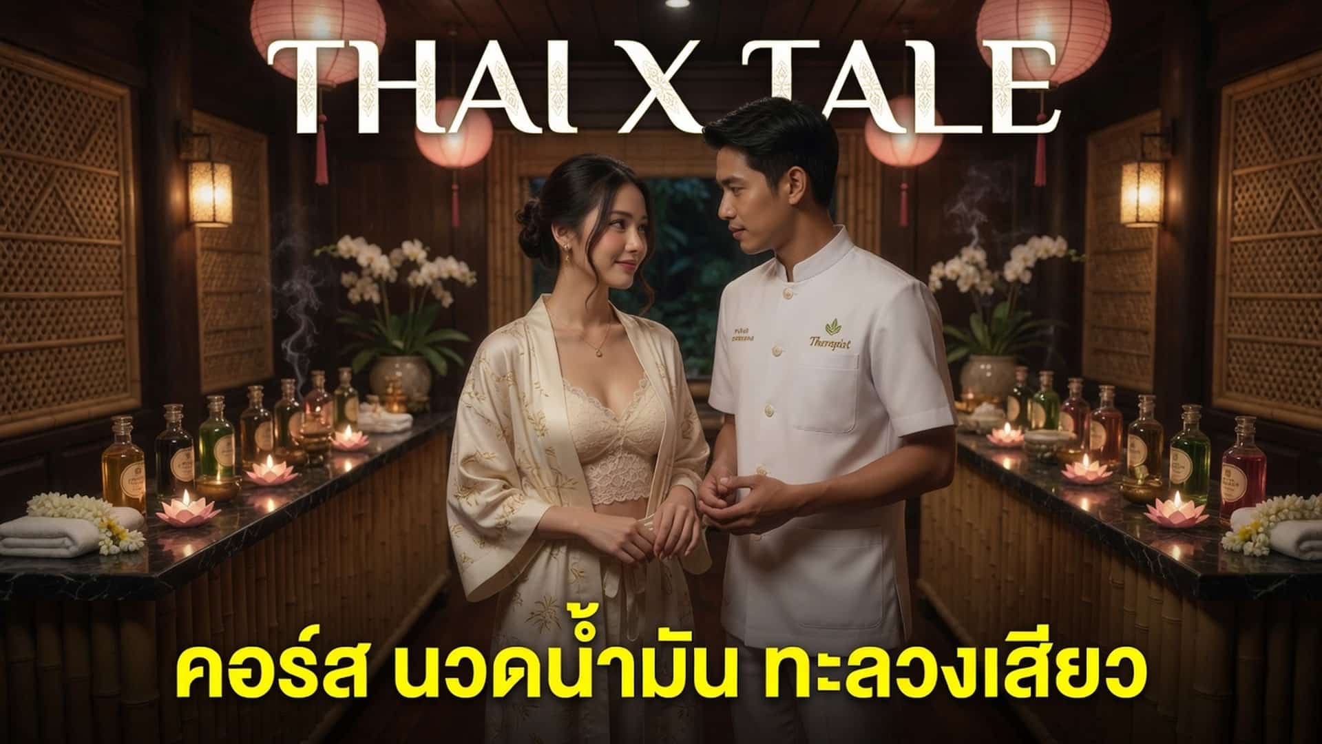 เรื่องเสียว คอร์ส นวดน้ำมัน ทะลวงเสียว | ThaiXTale