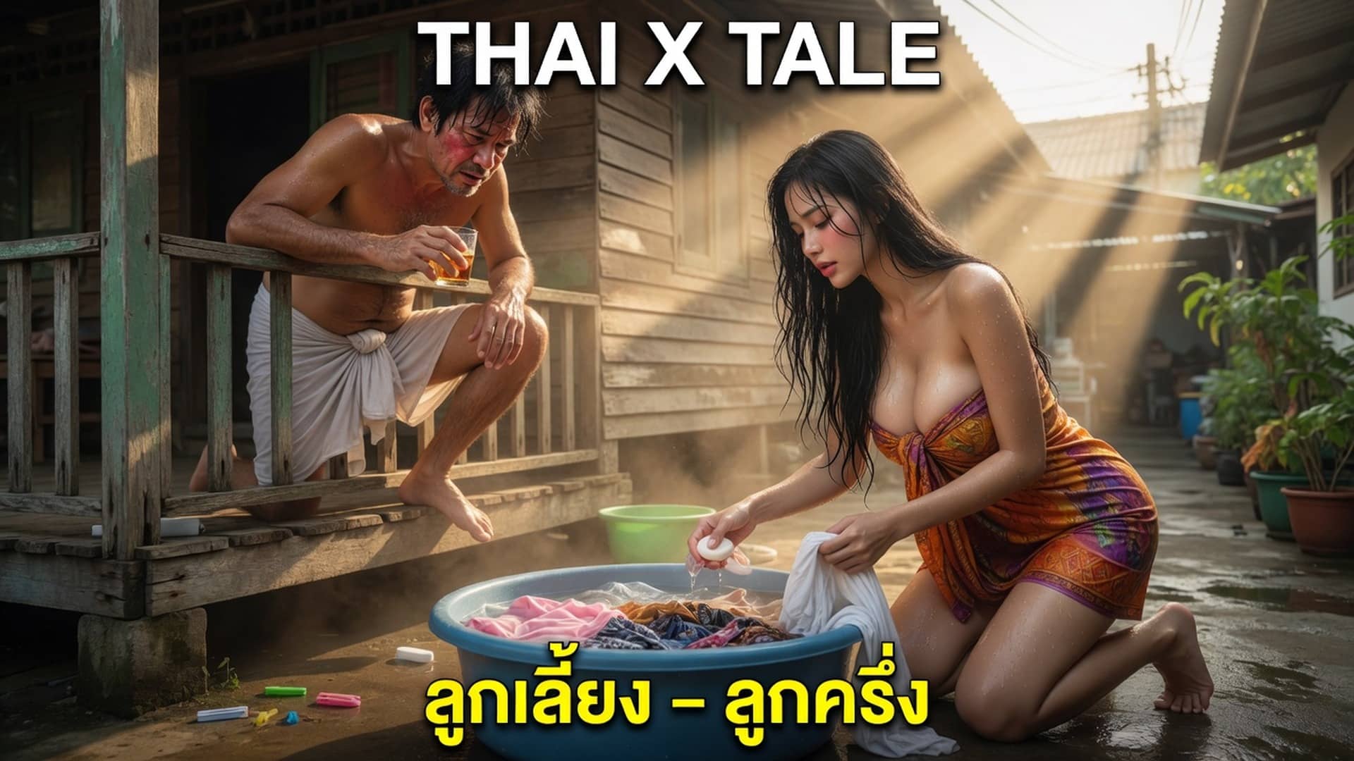 เรื่องเสียว ลูกเลี้ยง – ลูกครึ่ง | ThaiXTale