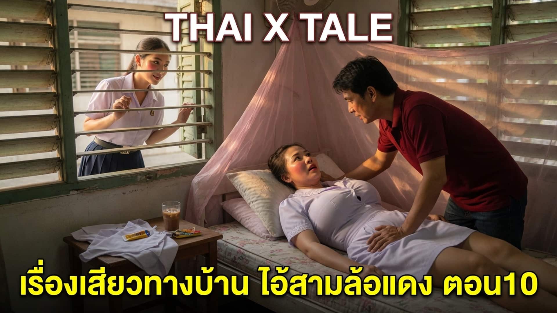 เรื่องเสียว เรื่องเสียวทางบ้าน ไอ้สามล้อแดง ตอน10 | ThaiXTale