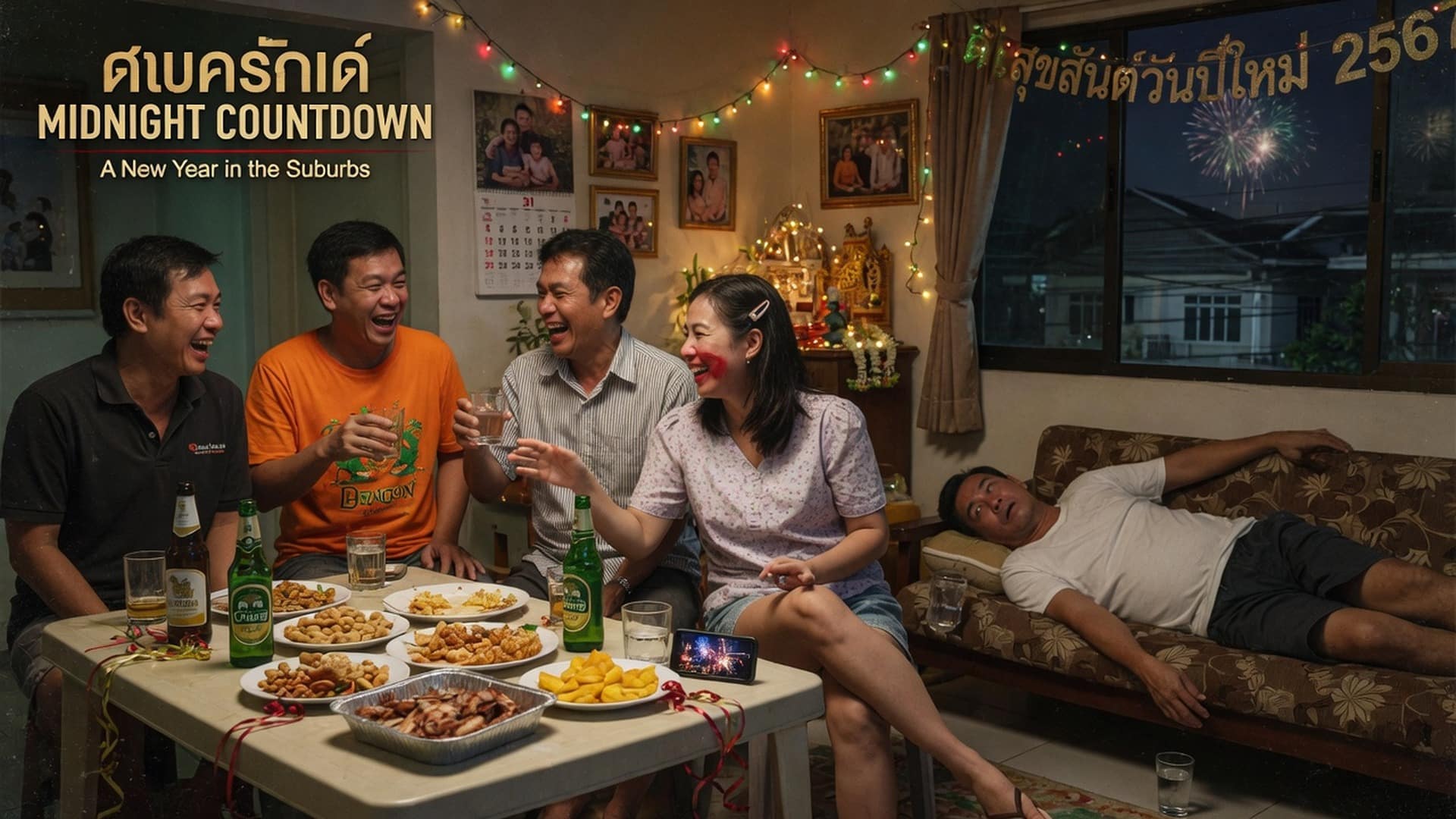 อ่านเรื่องเสียวๆ ให้เพื่อนเย็ดเมียตัวเองฉลองปีใหม่