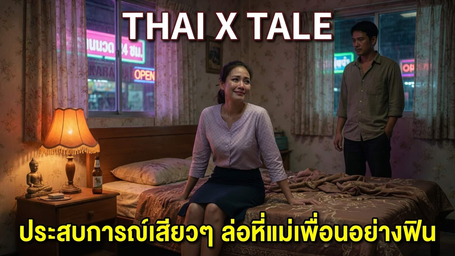 เรื่องเสียว ประสบการณ์เสียวๆ ล่อหีแม่เพื่อนอย่างฟิน | ThaiXTale