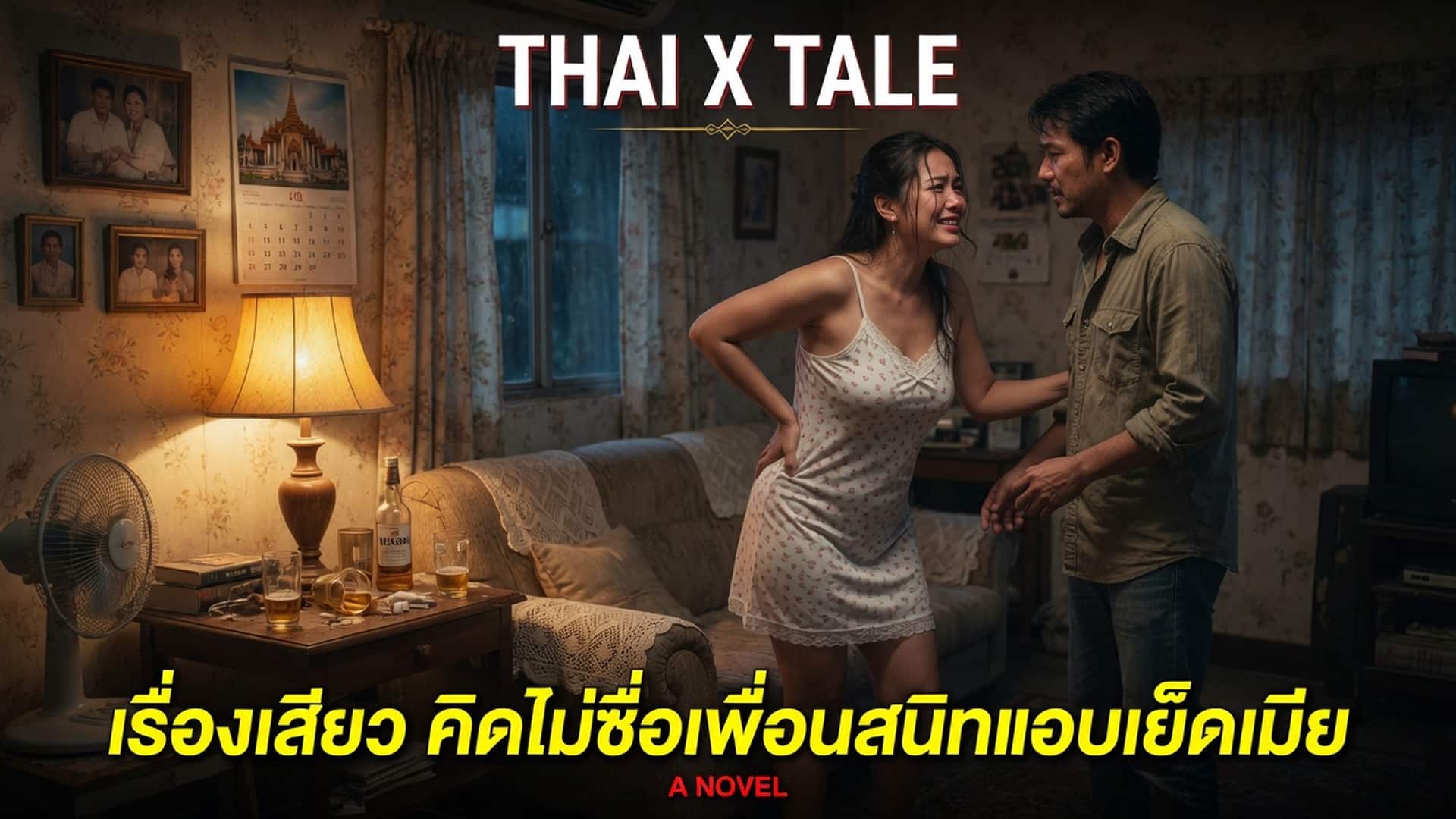 เรื่องเสียว เรื่องเสียว คิดไม่ซื่อเพื่อนสนิทแอบเย็ดเมีย | ThaiXTale