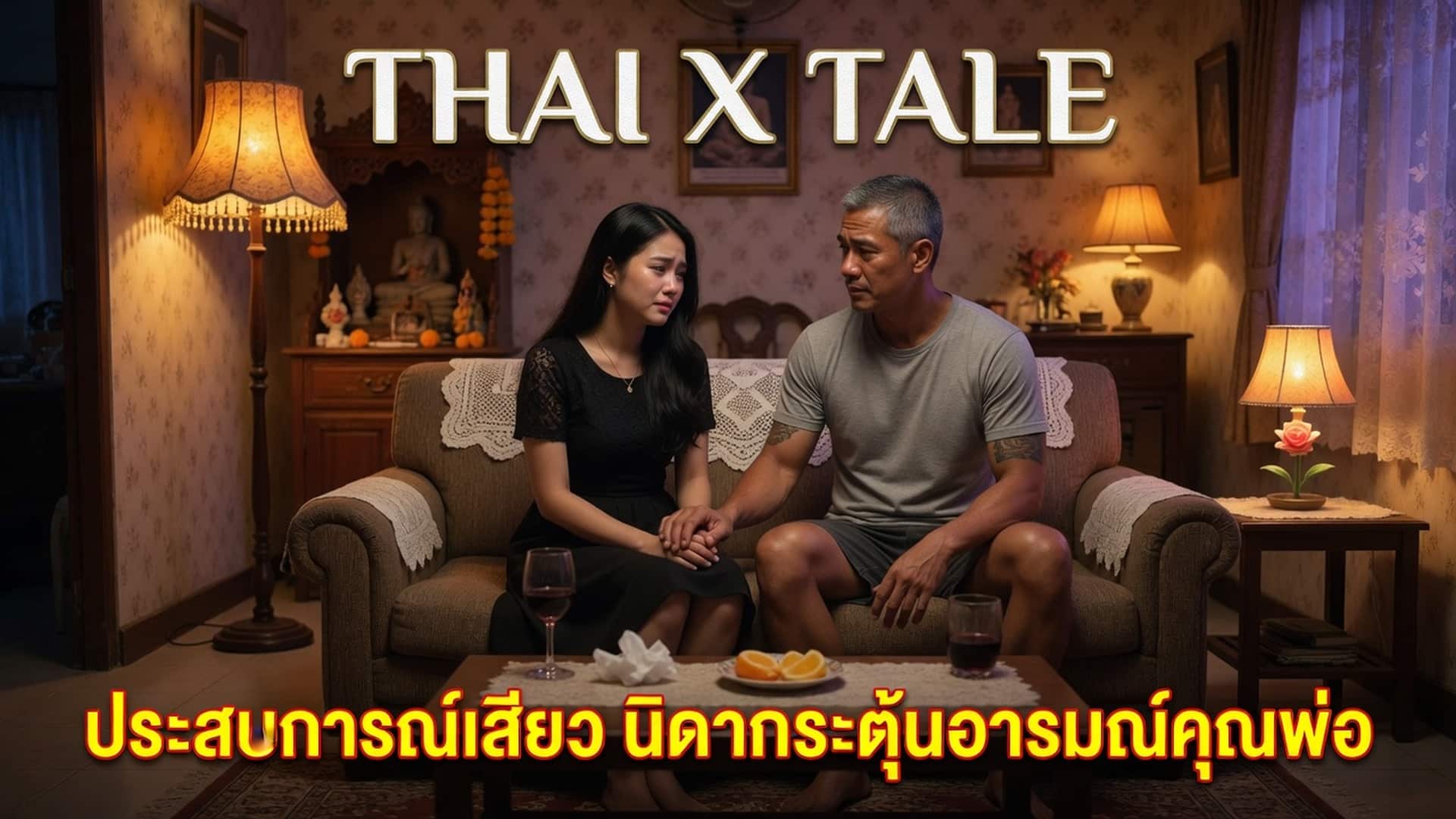 เรื่องเสียว ประสบการณ์เสียว นิดากระตุ้นอารมณ์คุณพ่อ | ThaiXTale