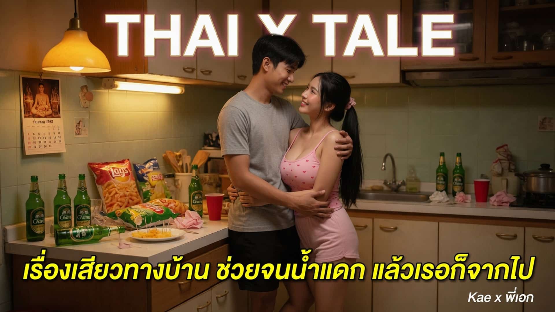 เรื่องเสียวทางบ้าน ช่วยจนน้ำแตก แล้วเธอก็จากไป