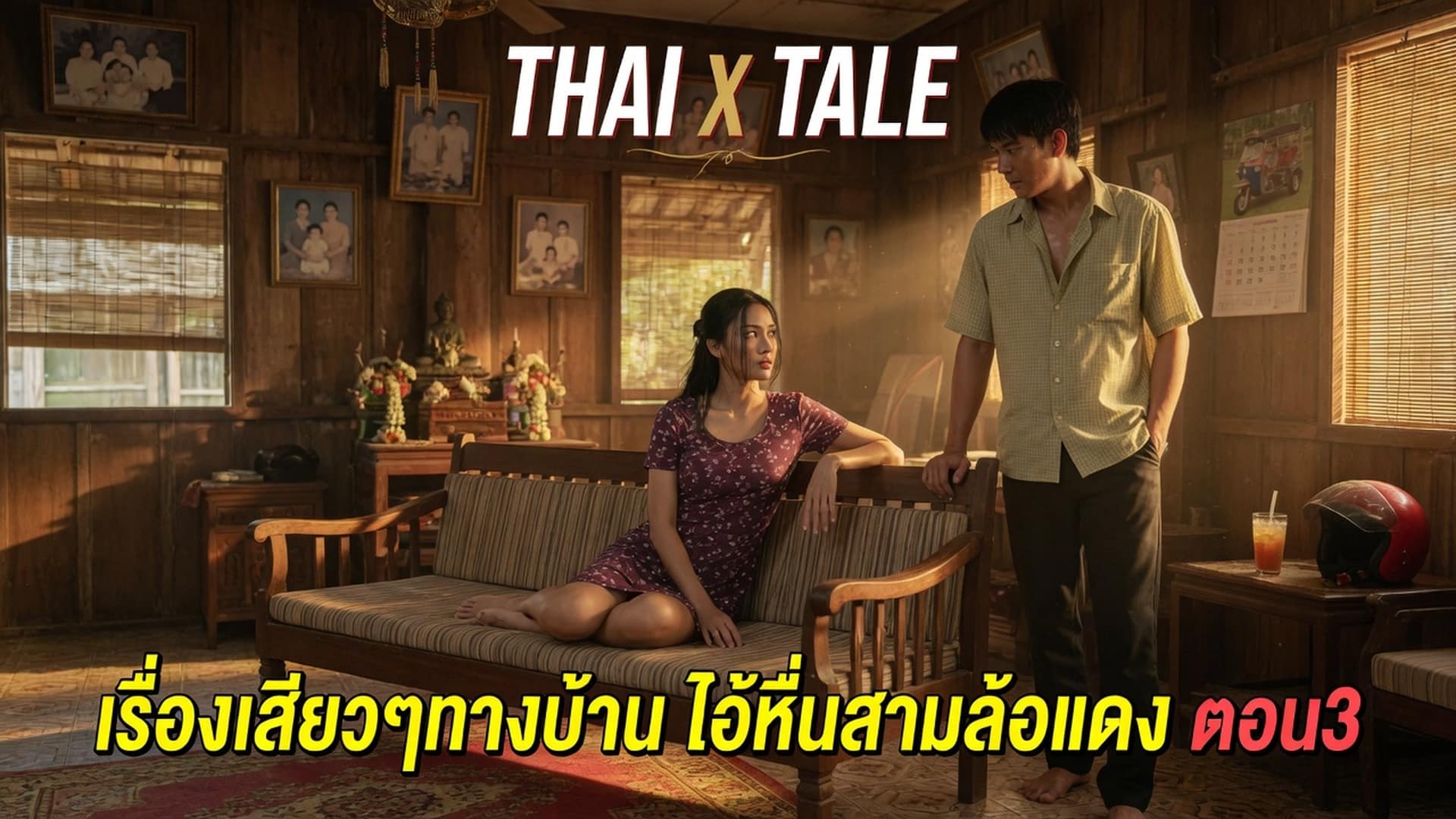 เรื่องเสียว เรื่องเสียวๆทางบ้าน ไอ้หื่นสามล้อแดง ตอน3 | ThaiXTale