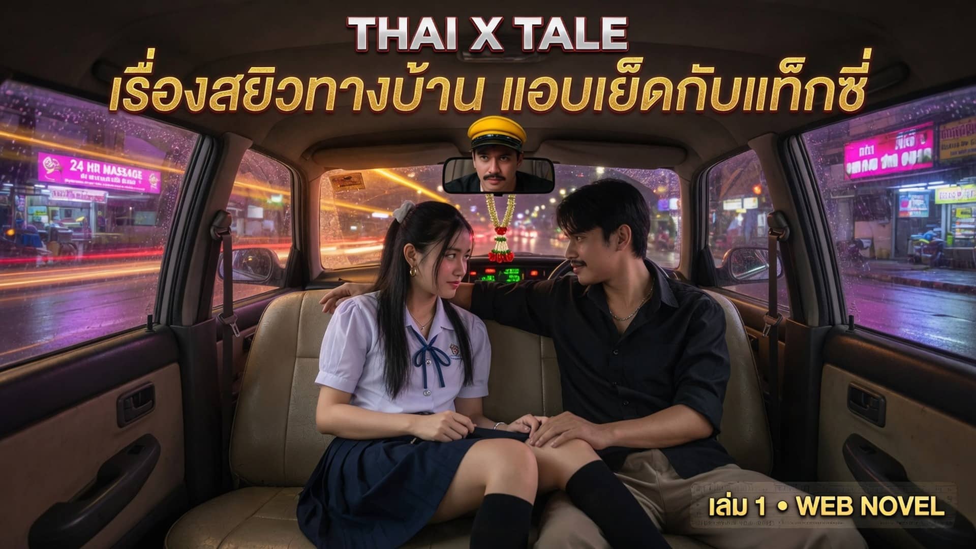 เรื่องเสียว เรื่องสยิวทางบ้าน แอบเย็ดกับแท็กซี่ | ThaiXTale