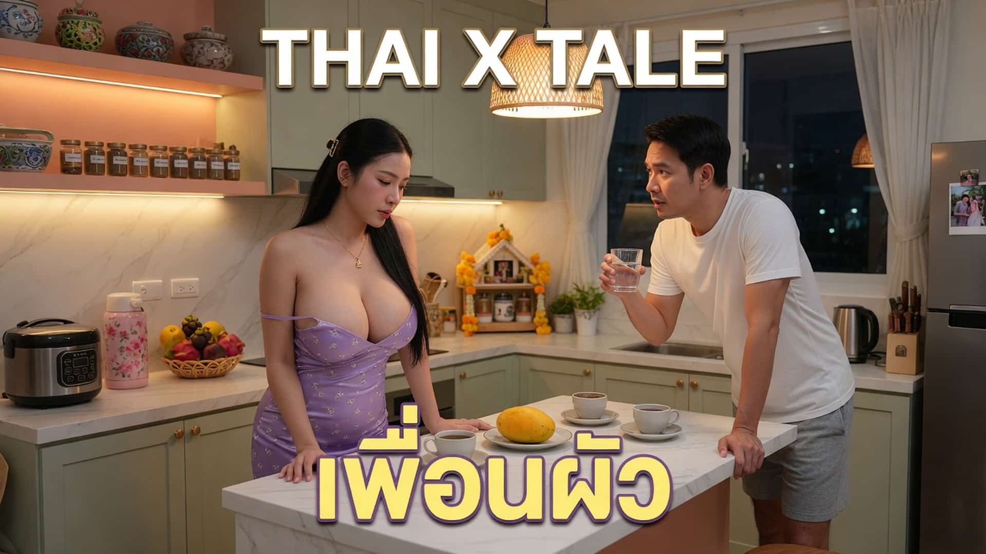 เรื่องเสียว ควยของเพื่อนผัวมันดีต่อหอยจริง ๆ | ThaiXTale