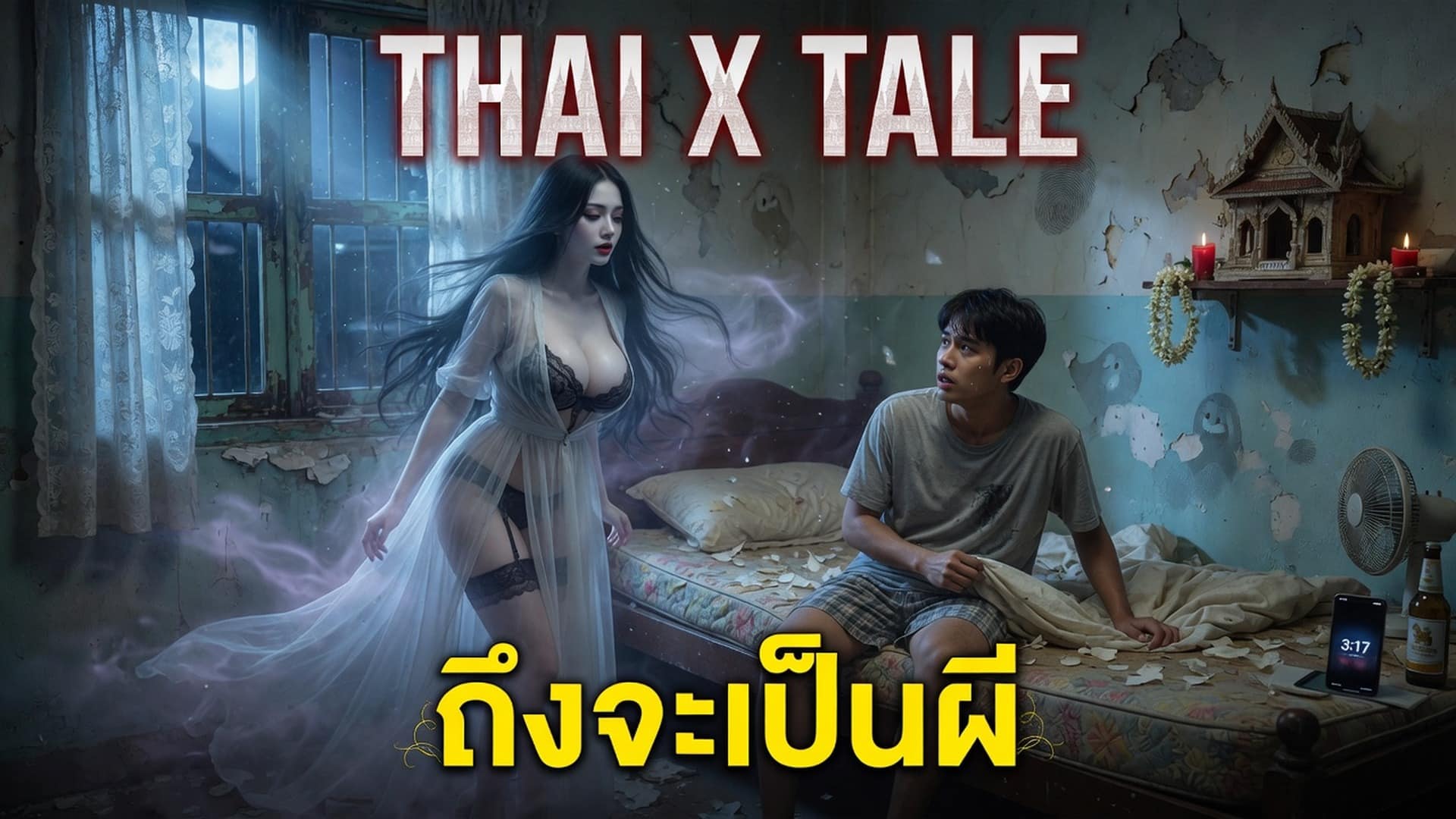 เรื่องเสียว ถึงจะเป็นผี ถ้ามีหีเราก็ไม่เว้น | ThaiXTale