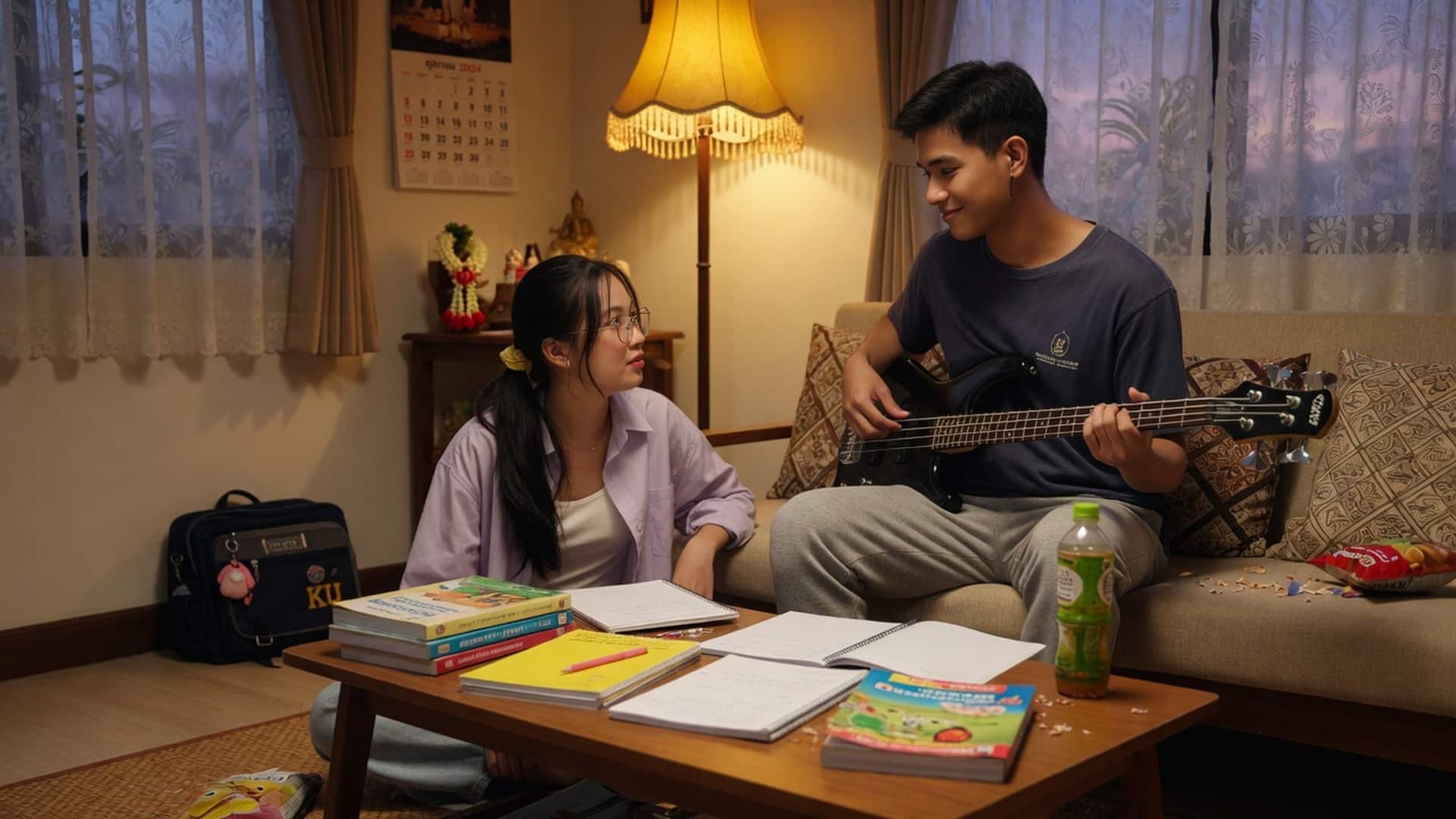 เรื่องเสียว เหตุเกิดตอนติวหนังสือ | ThaiXTale