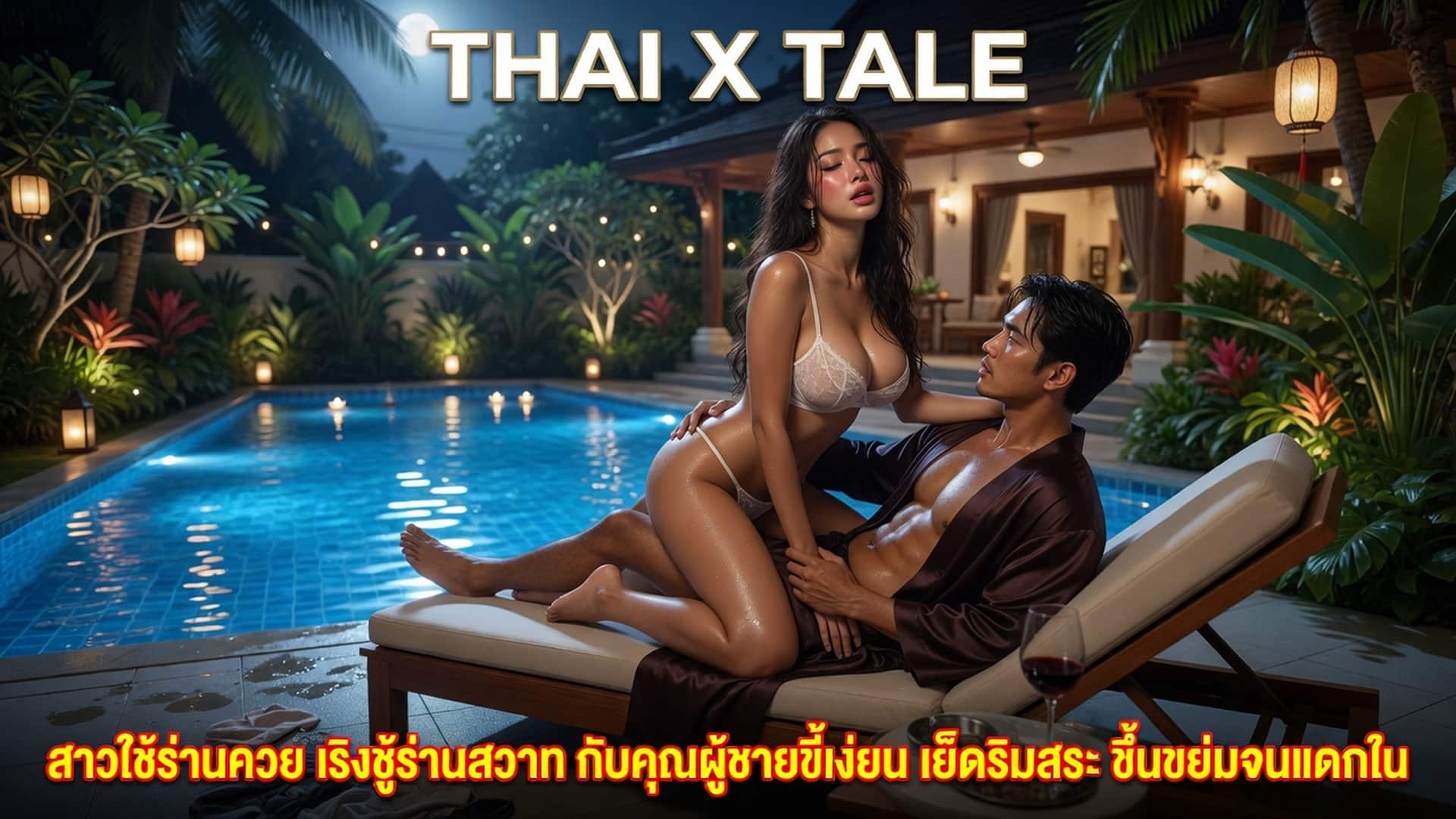 สาวใช้ร่านควย เริงชู้ร่านสวาท กับคุณผู้ชายขี้เงี่ยน เย็ดริมสระ ขึ้นขย่มจนแตกใน