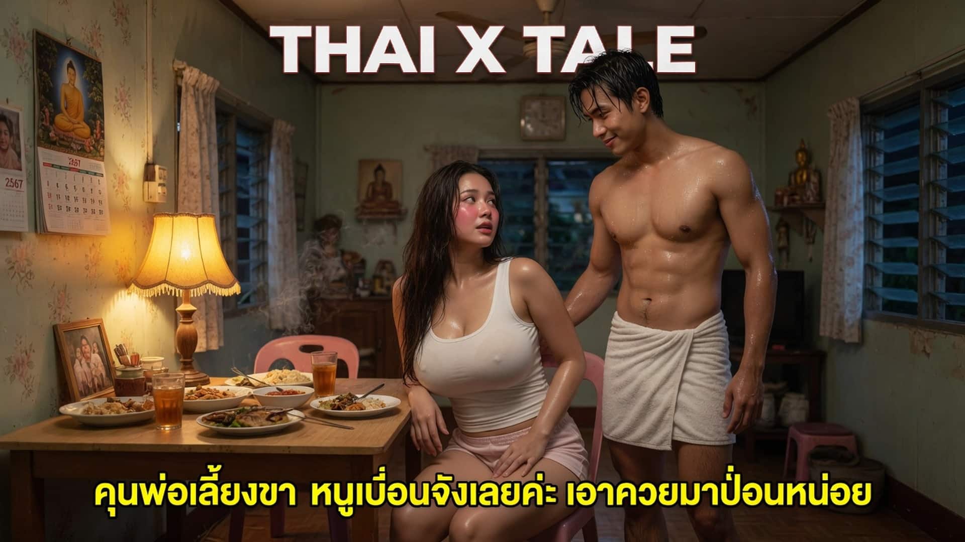 คุณพ่อเลี้ยงขา หนูเงี่ยนจังเลยค่ะ เอาควยมาป้อนหน่อย