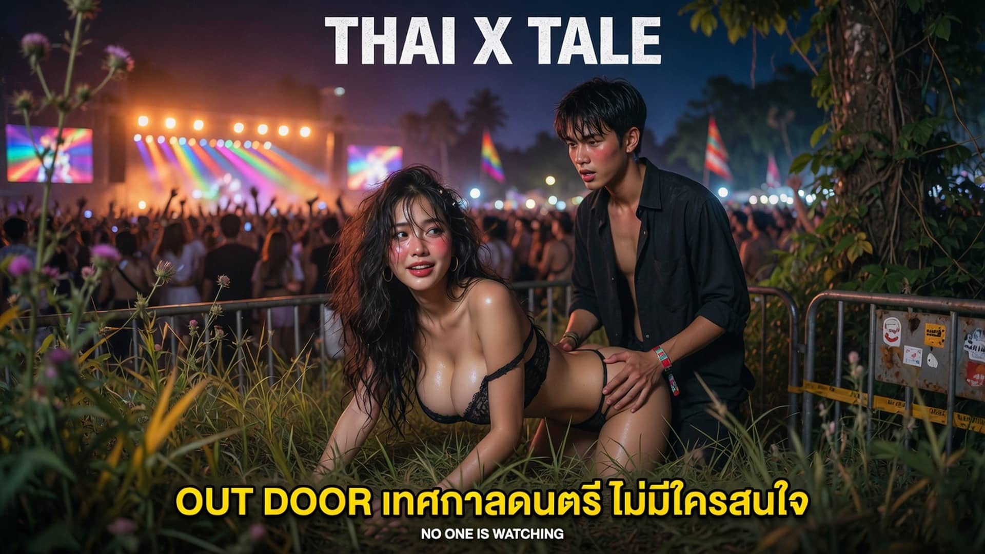 OUT DOOR เทศกาลดนตรี ไม่มีใครสนใจ เย็ดกันสบายเลยทีเดียว