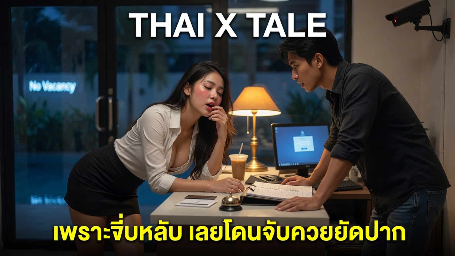 เพราะงีบหลับ เลยโดนจับควยยัดปาก