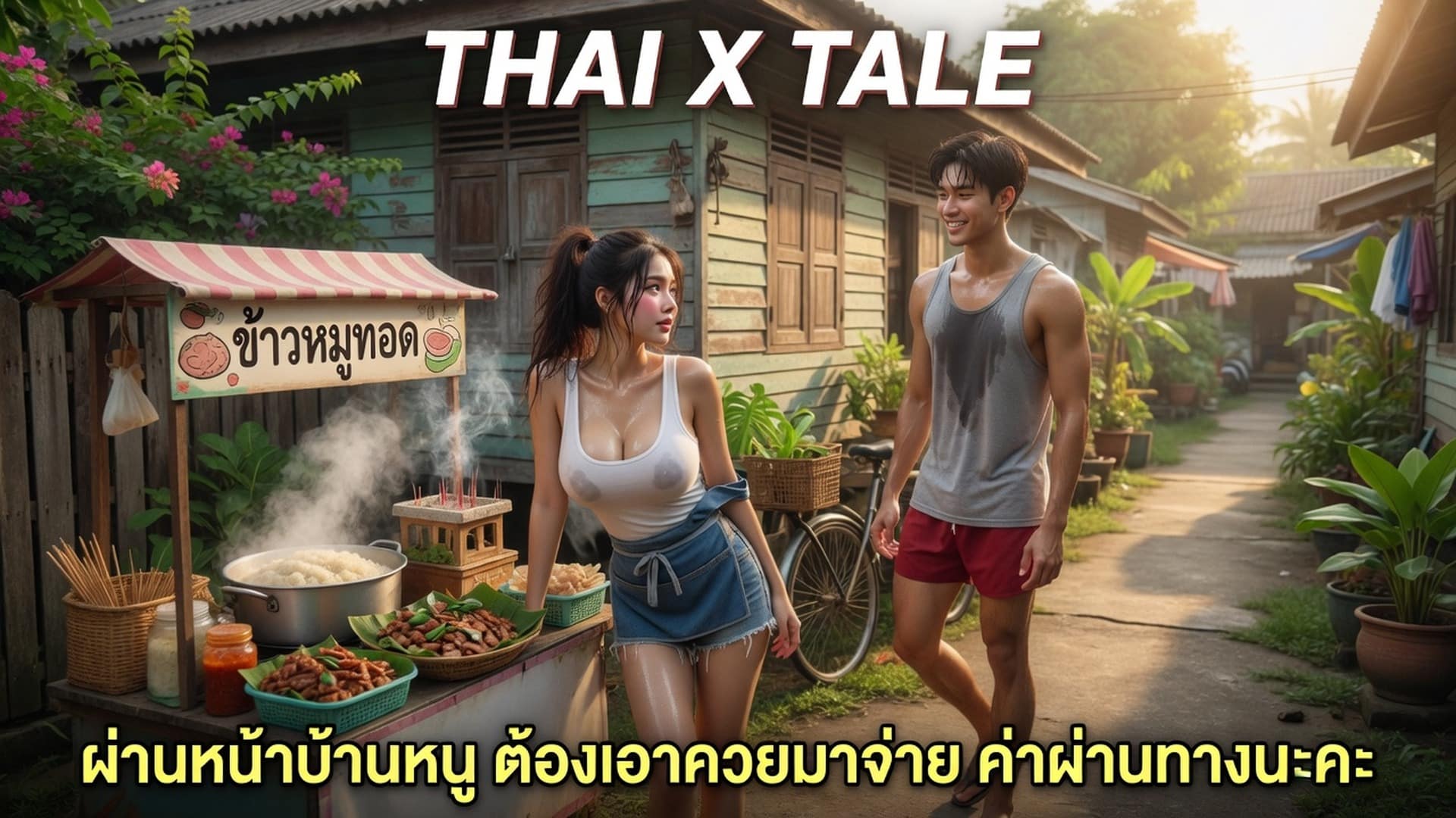 ผ่านหน้าบ้านหนู ต้องเอาควยมาจ่าย ค่าผ่านทางนะคะ