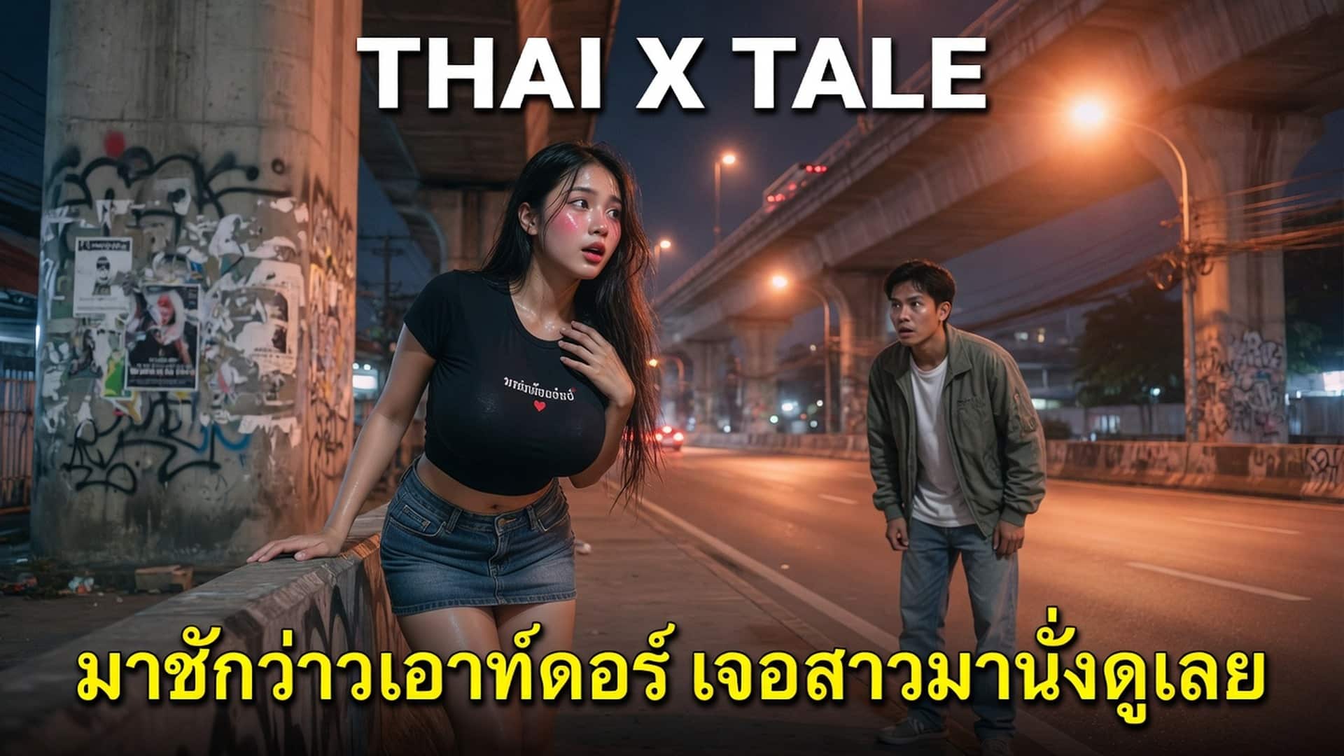 มาชักว่าวเอ้าท์ดอร์ เจอสาวมานั่งดูเลยจับเย็ดซะเลย