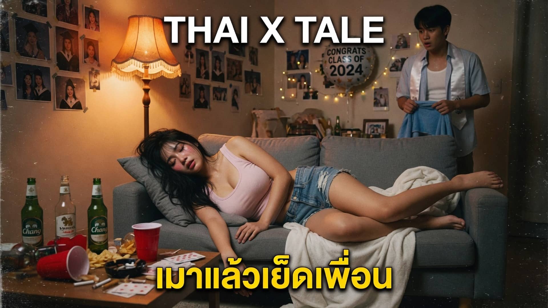 เรื่องเสียว เมาแล้วเย็ดเพื่อน | ThaiXTale