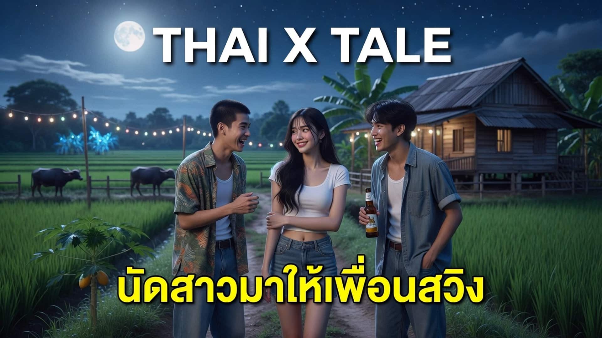 นัดสาวมาให้เพื่อนสวิง