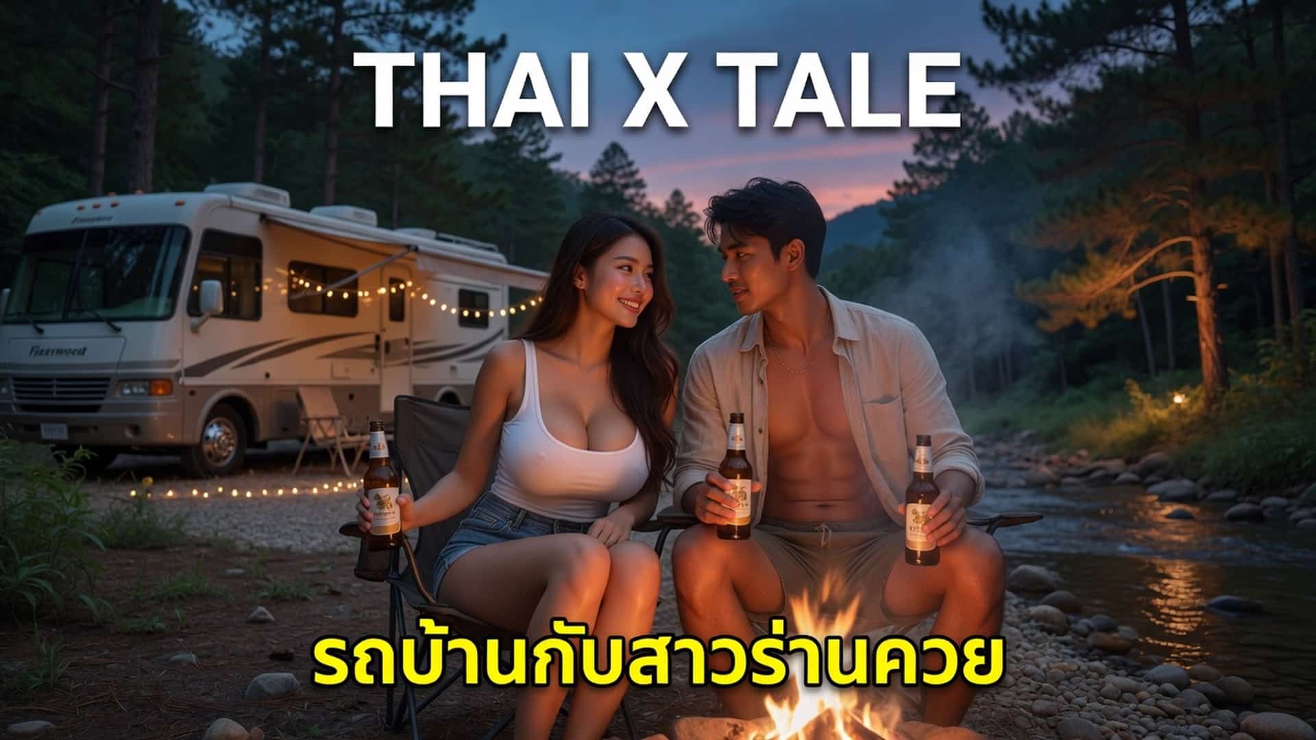 เรื่องเสียว รถบ้านกับสาวร่านควย | ThaiXTale