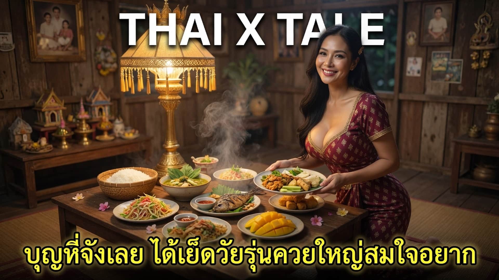 เรื่องเสียว บุญหีจังเลย ได้เย็ดวัยรุ่นควยใหญ่สมใจอยาก | ThaiXTale