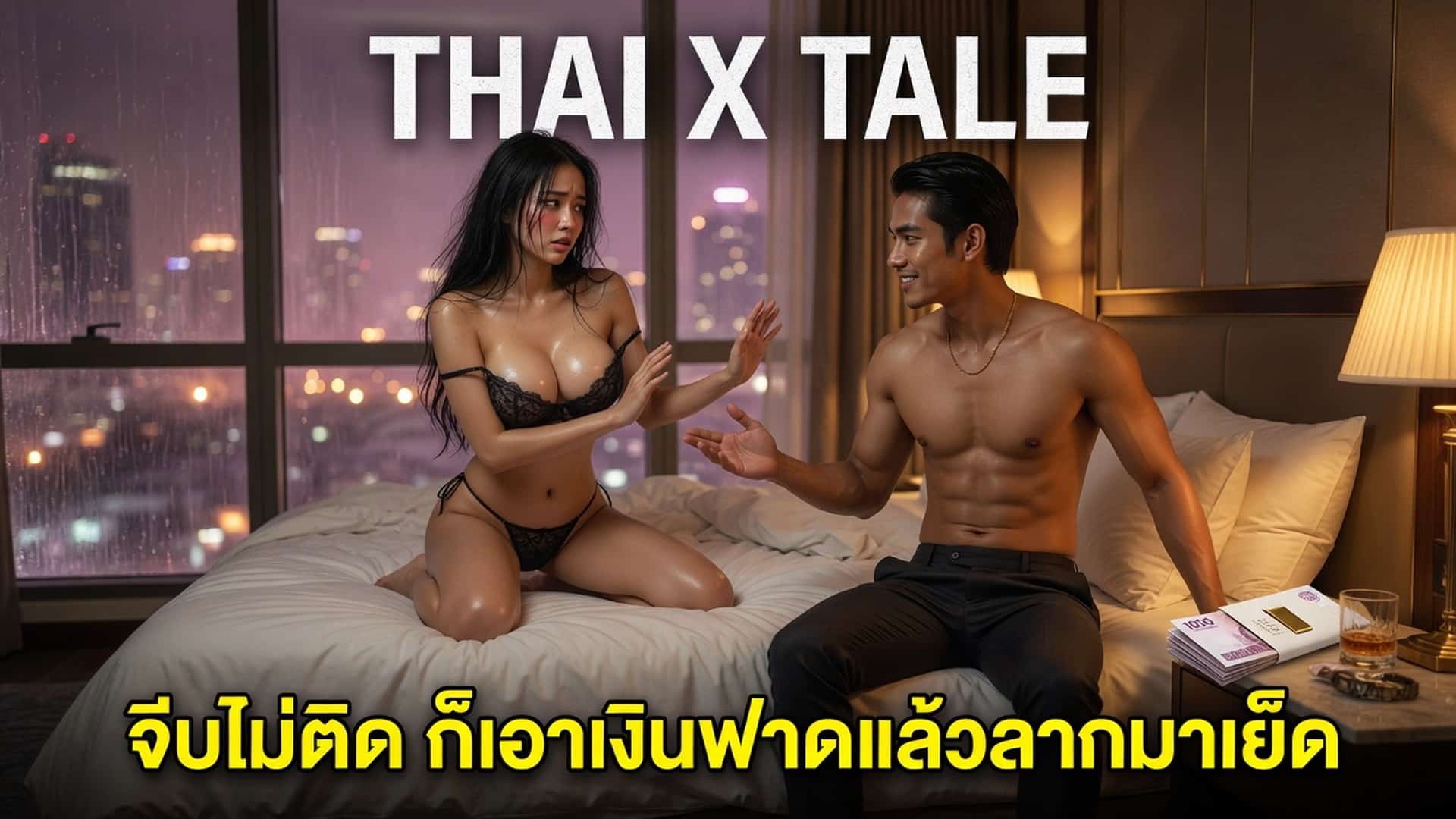 จีบไม่ติด ก็เอาเงินฟาดแล้วลากมาเย็ด