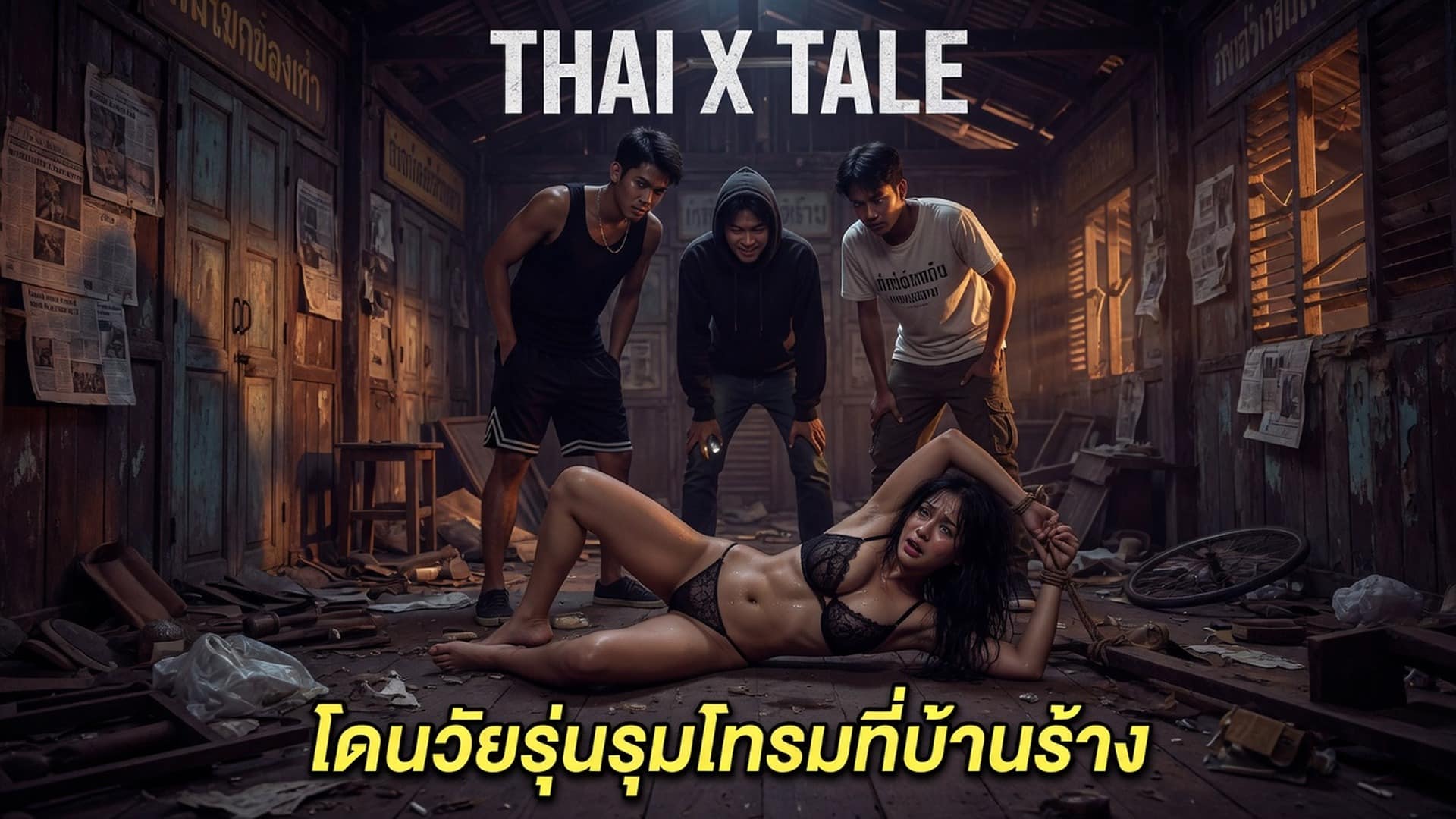 โดนวัยรุ่นรุมโทรมที่บ้านร้าง