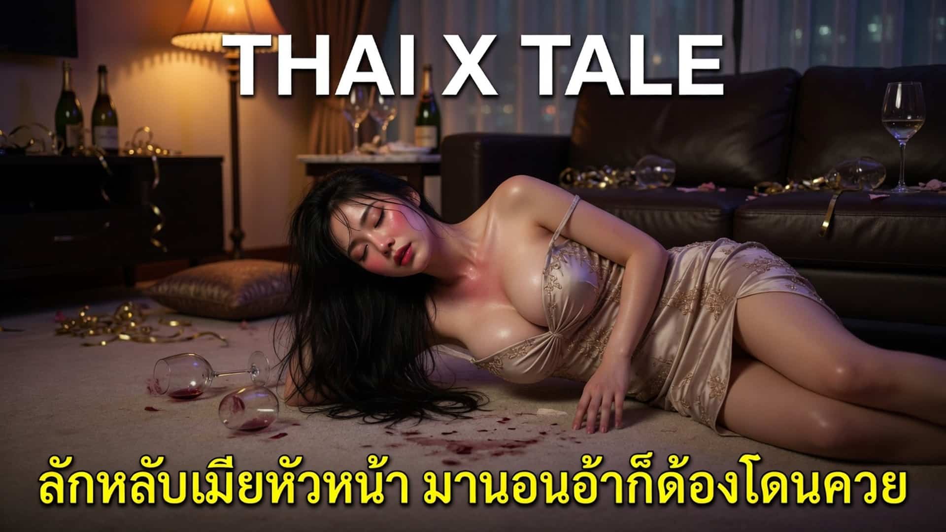 ลักหลับเมียหัวหน้า มานอนอ้าก็ต้องโดนควย