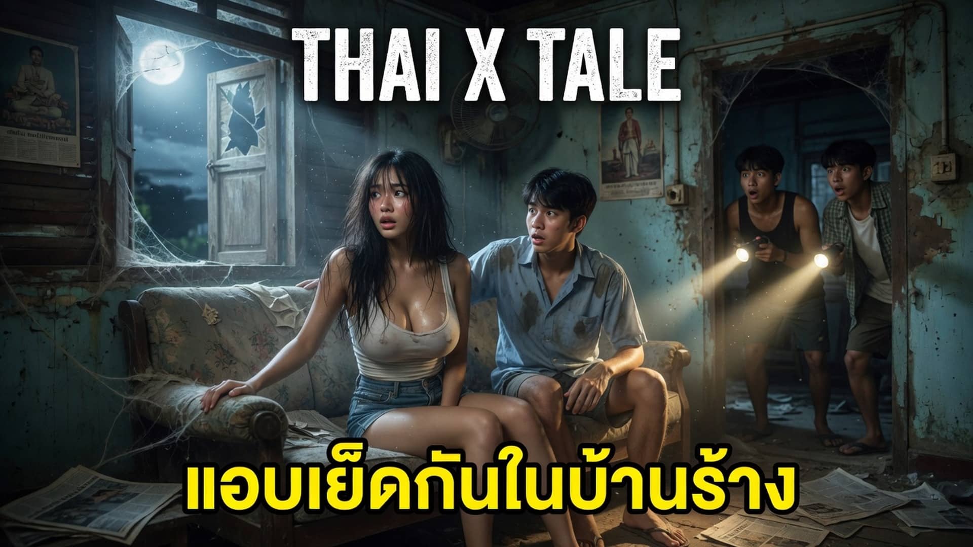 แอบเย็ดกันในบ้านร้าง