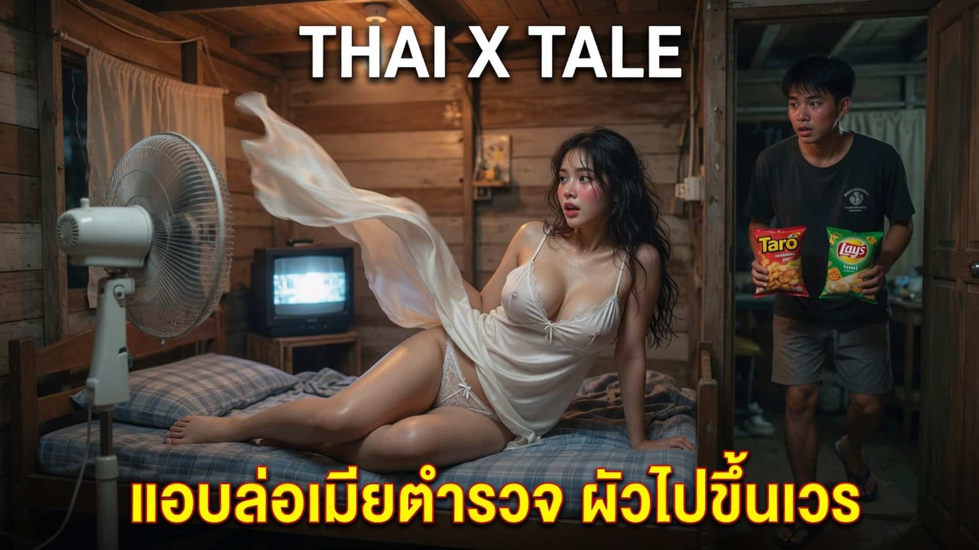 แอบล่อเมียตำรวจ ผัวไปขึ้นเวร