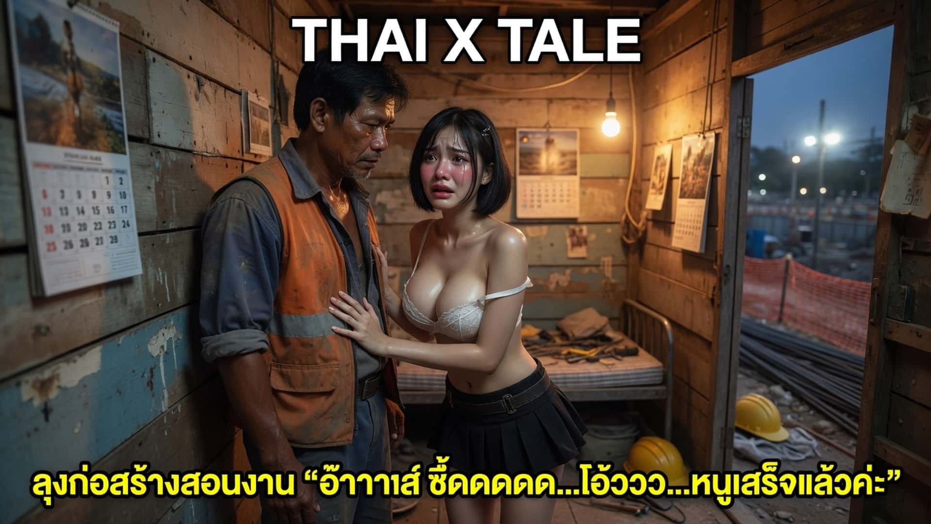 ลุงก่อสร้างสอนงาน ”อ๊าาาาส์ ซี๊ดดดดด…โอ้วววว…หนูเสร็จแล้วค่ะ“
