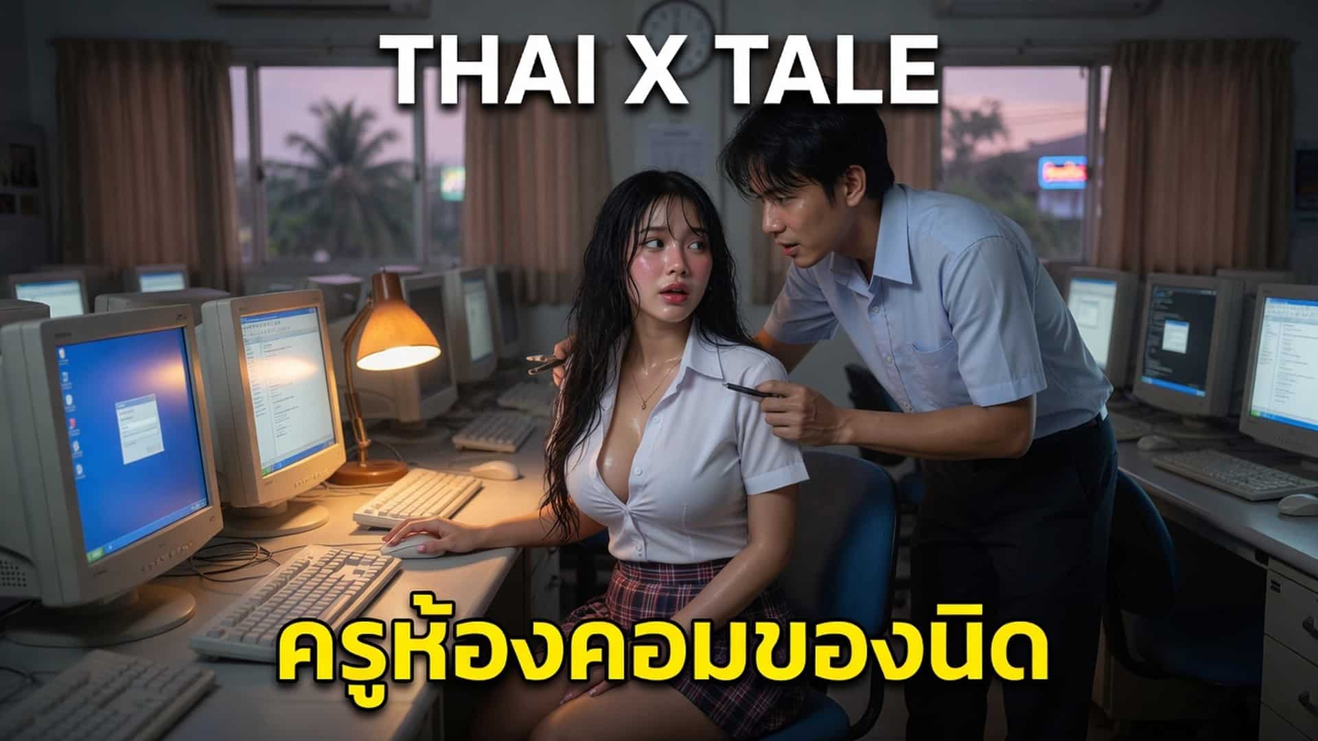 ครูห้องคอมของนิด “โอ้วววว…ครู…หนูเสียววววว”