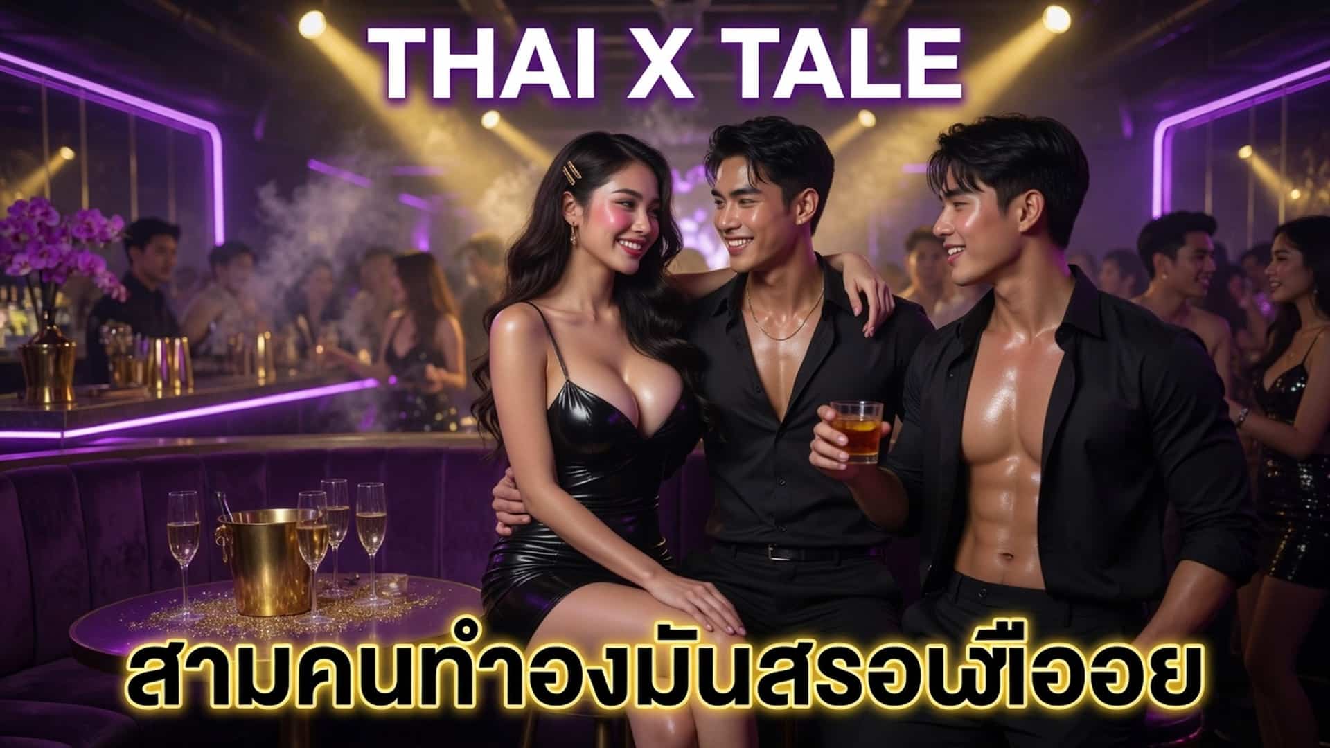สามคนกำลังมันส์ เย็ดและถูกเย็ดในเวลาเดียวกัน