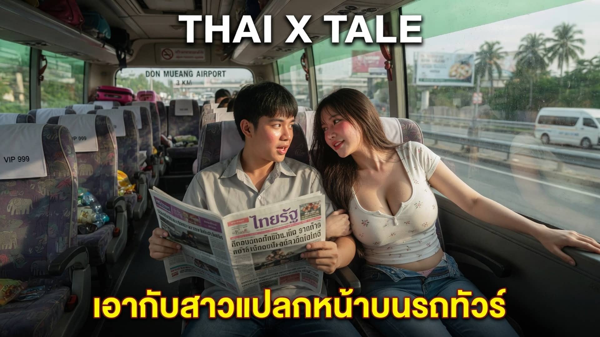 เอากับสาวแปลกหน้าบนรถทัวร์