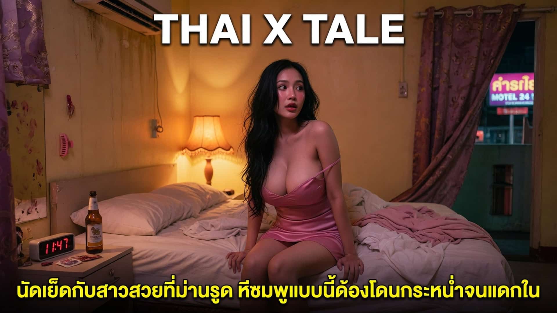 นัดเย็ดกับสาวสวยที่ม่านรูด หีชมพูแบบนี้ต้องโดนกระหน่ำจนแตกใน