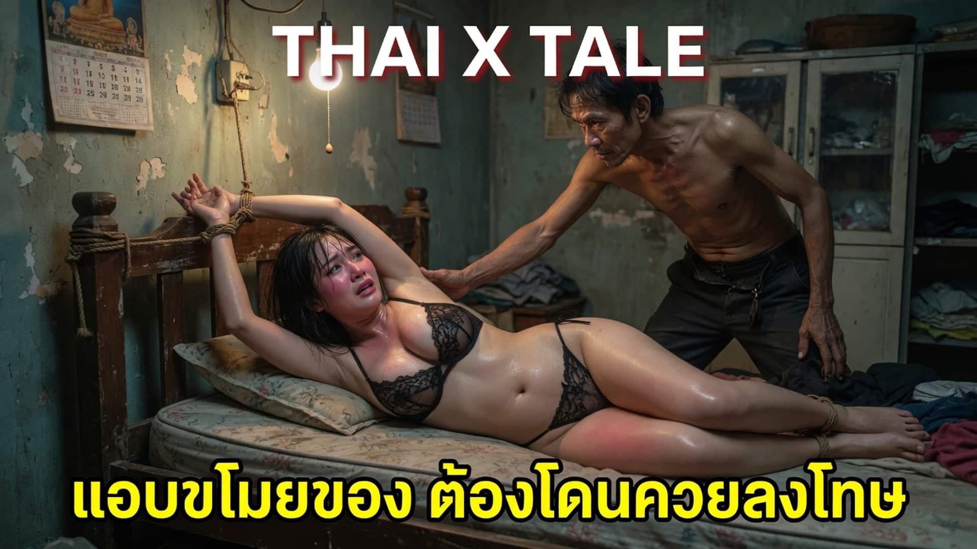 แอบขโมยของ ต้องโดนควยลงโทษ