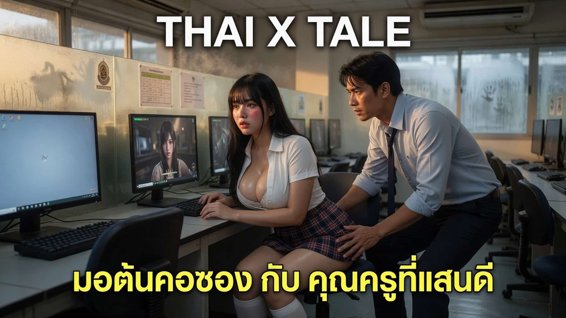 เรื่องเสียว มอต้นคอซอง กับ คุณครูที่แสนดี | ThaiXTale