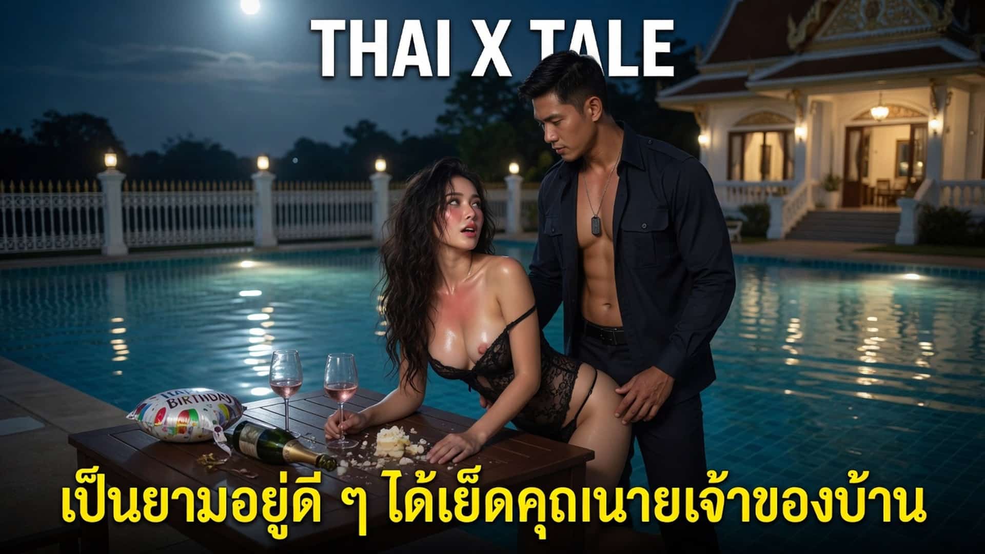 เป็นยามอยู่ดี ๆ ได้เย็ดคุณนายเจ้าของบ้าน