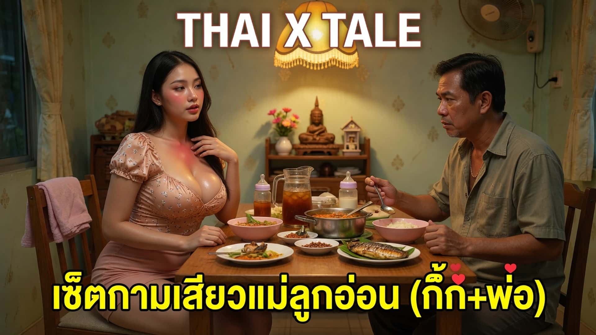 เซ็ตกามเสียวแม่ลูกอ่อน (กิ๊ก+พ่อ)