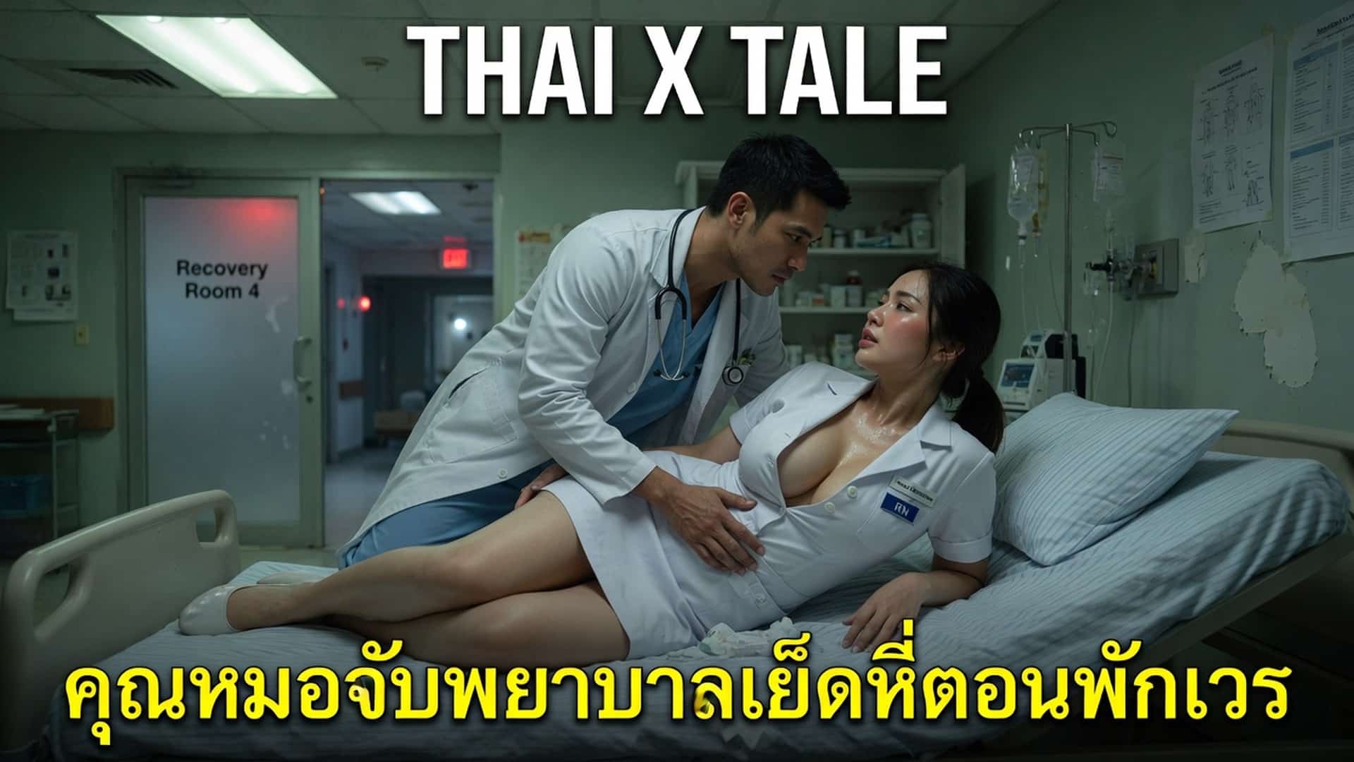 เรื่องเสียว คุณหมอจับพยาบาลเย็ดหีตอนพักเวร | ThaiXTale