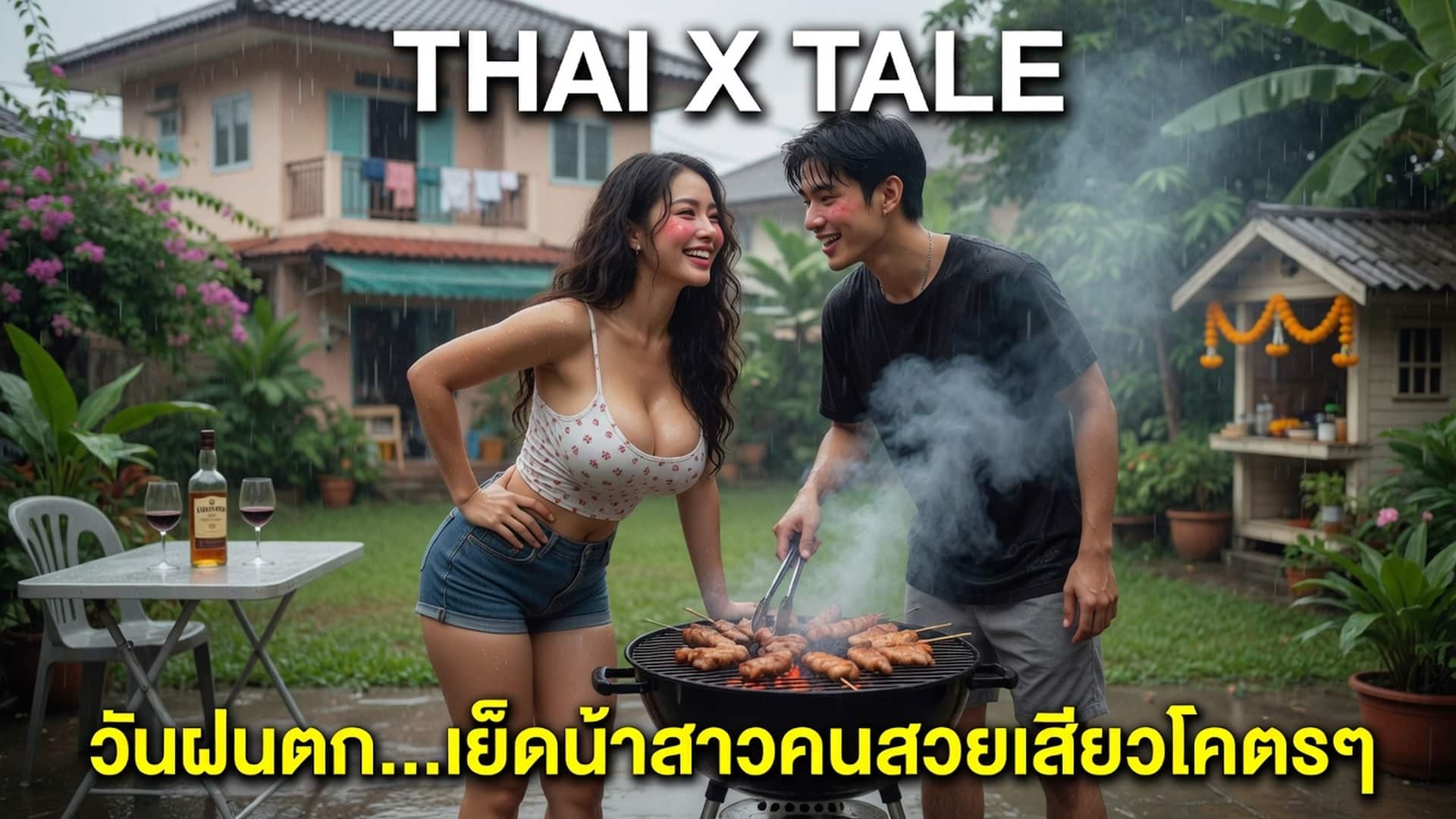 วันฝนตก…เย็ดน้าสาวคนสวยเสียวโคตรๆ