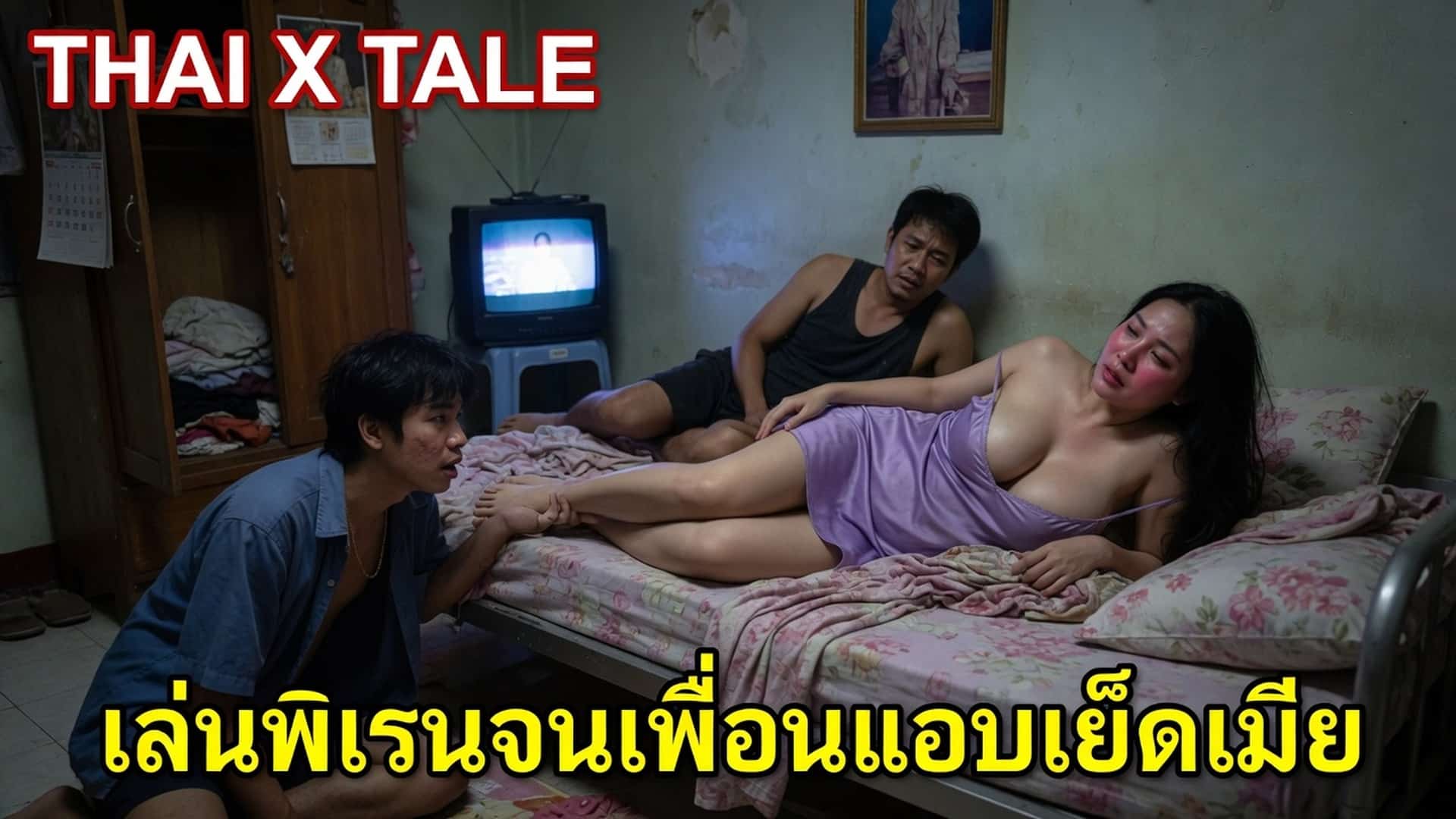เล่นพิเรนจนเพื่อนแอบเย็ดเมีย 