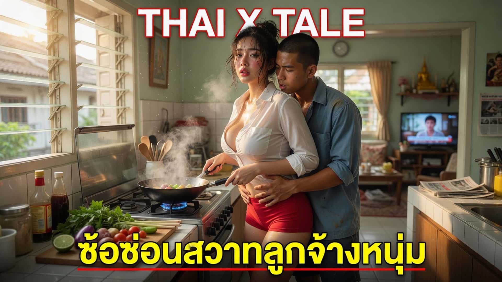 ซ้อซ่อนสวาทลูกจ้างหนุ่ม