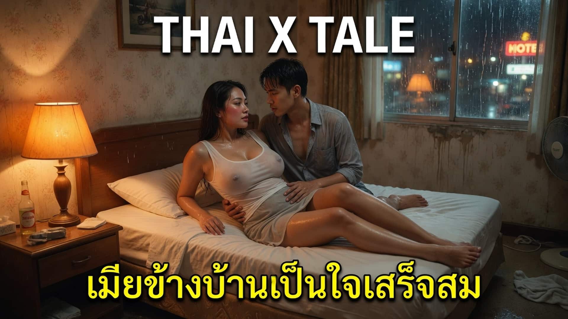 เรื่องเสียว เมียข้างบ้านเป็นใจเสร็จสม | ThaiXTale